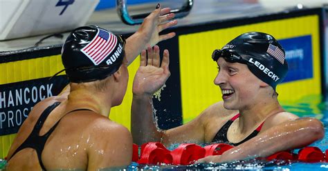 Katie Ledecky breaks Michael Phelps’ record for most individual world golds